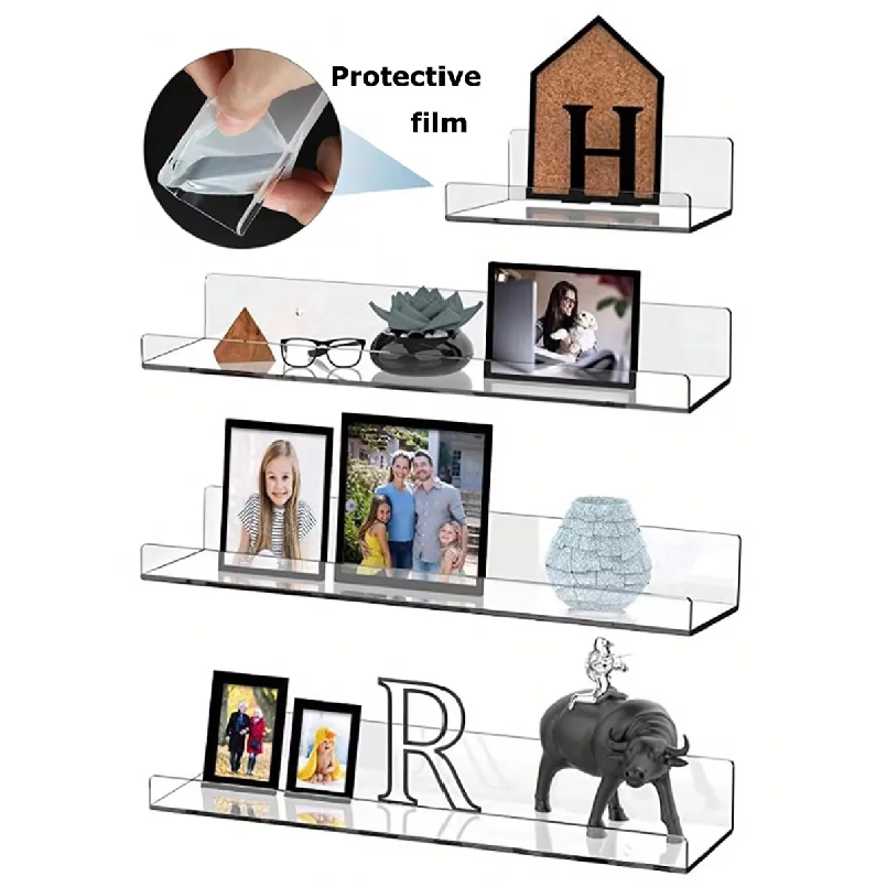 Clear Acrylic Book Stand Holder - 2 szt. Przezroczysta akrylowa półka do