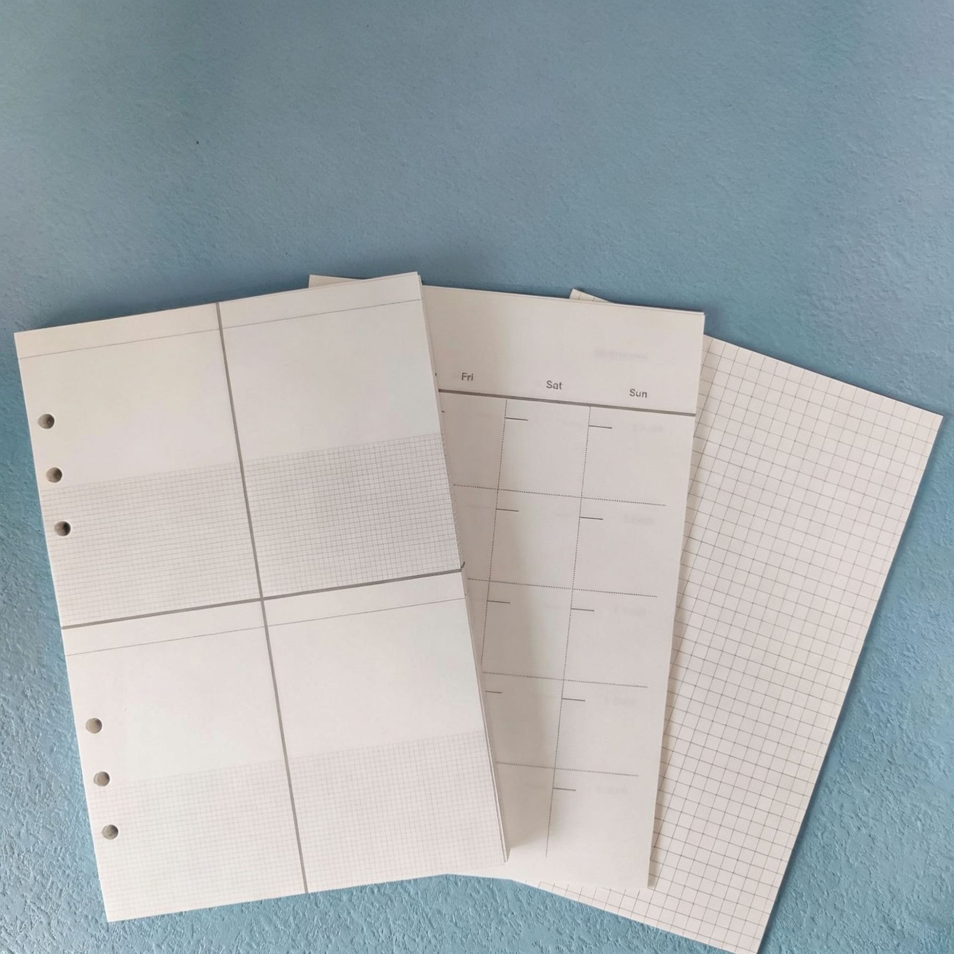 A5 Spiral Dotted Grid Notebook - Wkład do notatnika A5 A6 A7,