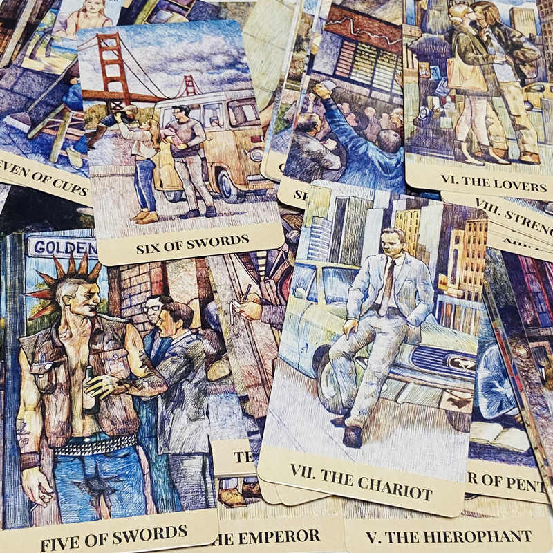 Karty Tarota „Labirynt Miasta” – Tarot Deck With Guidebook recenzja i cena