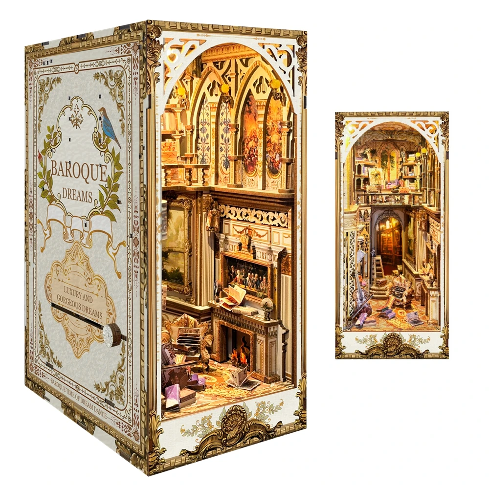 Diy drewniana półka na książki – Diy Wooden Book Nook Kit Shelf Insert recenzja i cena