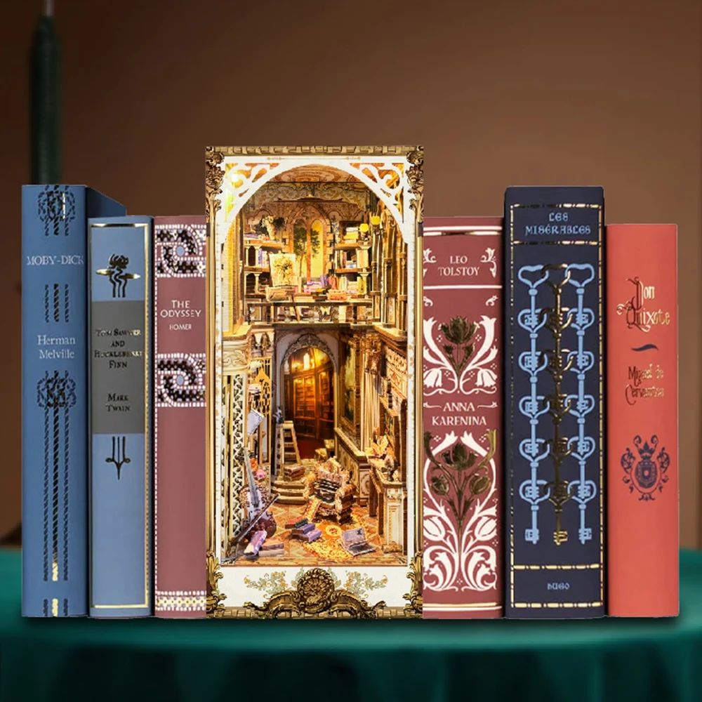 Diy drewniana półka na książki – Diy Wooden Book Nook Kit Shelf Insert recenzja i cena