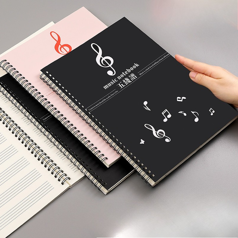 Spiralny notatnik na nuty z sz – Blank Sheet Music Notebook recenzja i cena