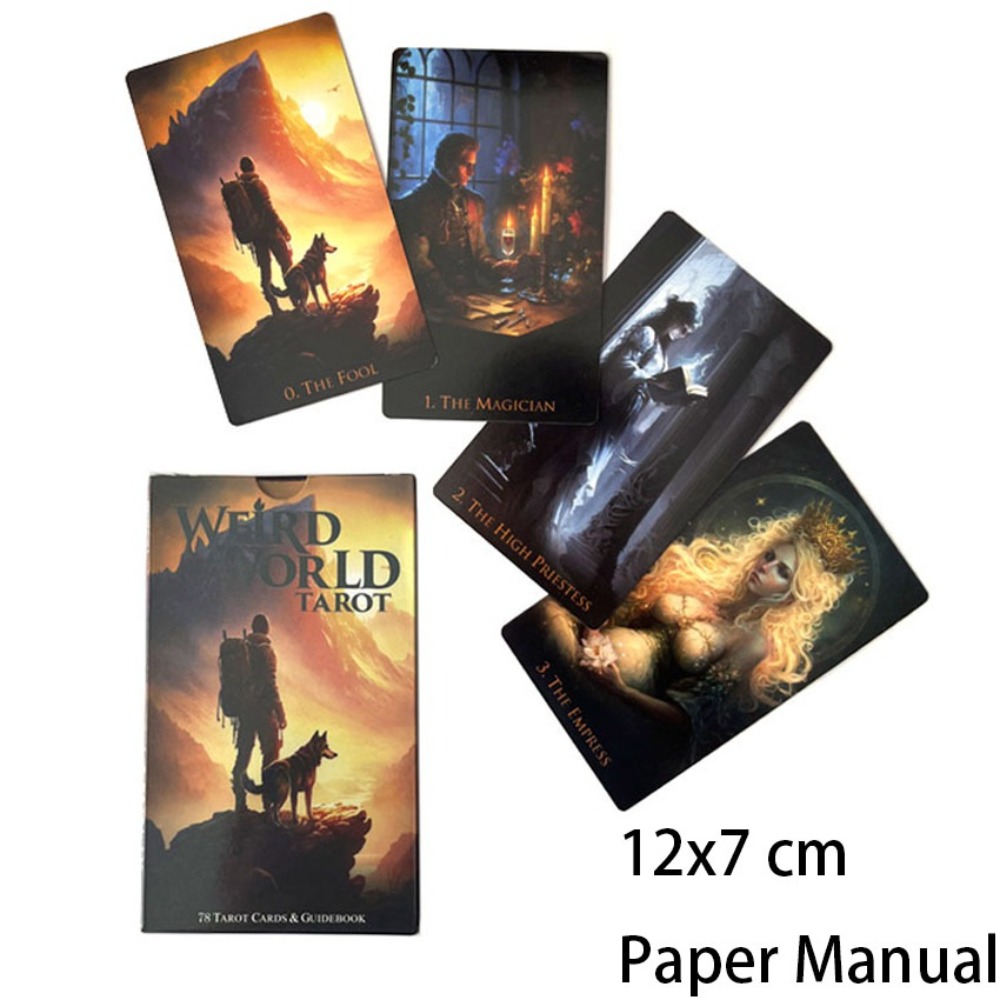 12 * 7 cm Dziwny świat Tarot 7 – Tarot Deck With Guidebook recenzja i cena