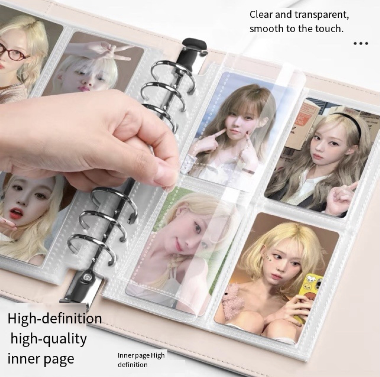 Luksusowy notatnik A5 z platyn – Kpop Photo Card Binder 3 Inch recenzja i cena