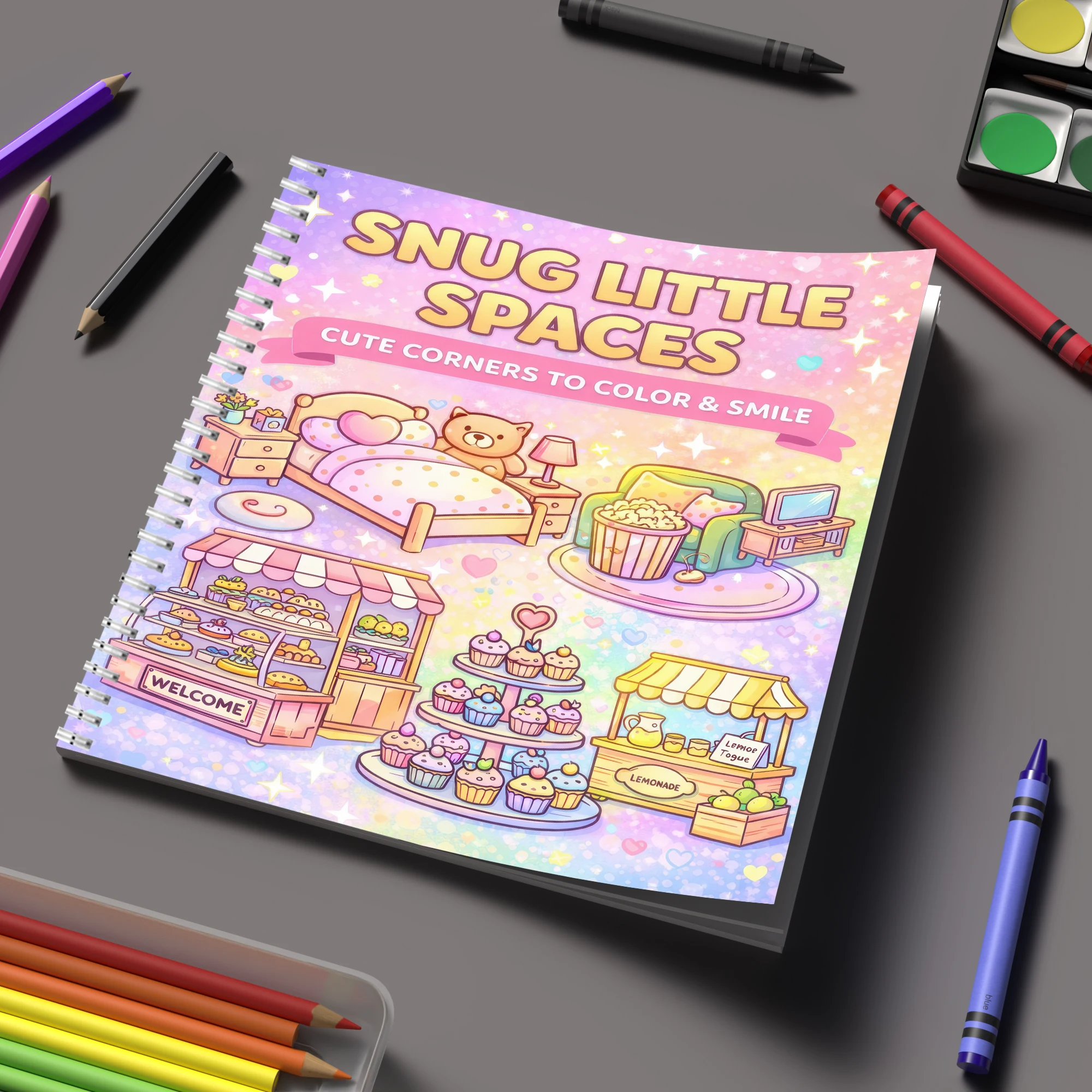 Kolorowanka Małe Przestrzeni d – Adult Coloring Book Stress Relief recenzja i cena