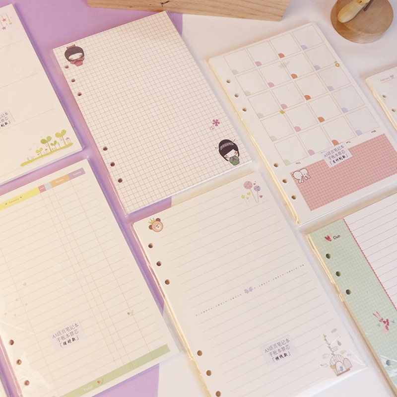 Kawayi A5 A6 Notatnik z luźnym – A5 Spiral Dotted Grid Notebook recenzja i cena