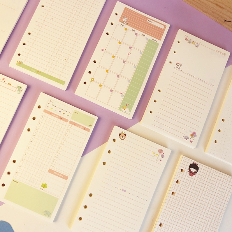 Kawayi A5 A6 Notatnik z luźnym – A5 Spiral Dotted Grid Notebook recenzja i cena