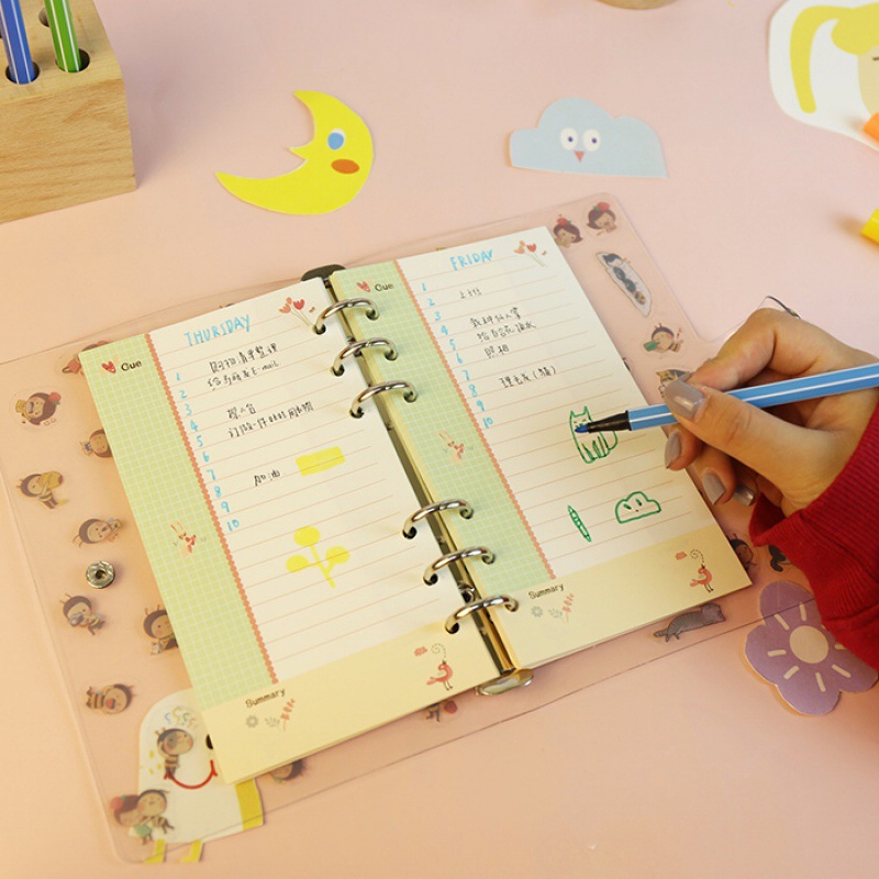 Kawayi A5 A6 Notatnik z luźnym – A5 Spiral Dotted Grid Notebook recenzja i cena