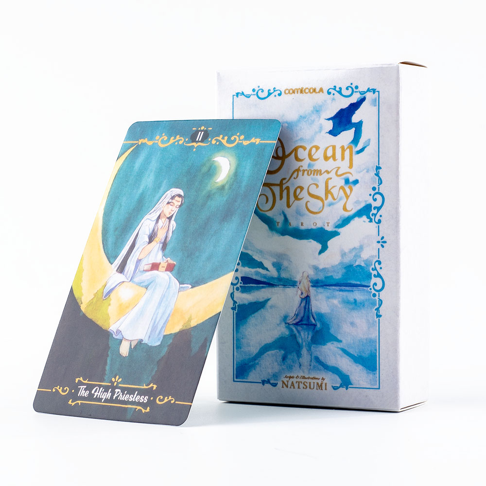 Ręcznie malowana kolorowana ka – Tarot Deck With Guidebook recenzja i cena
