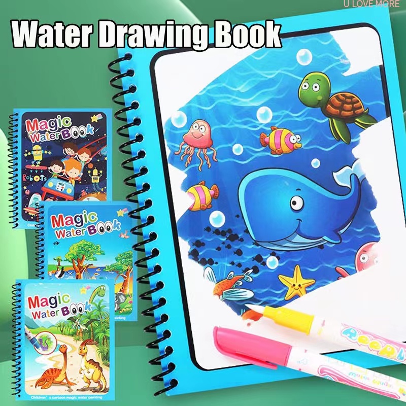 1 szt. Magiczna książka do rys – Reusable Water Magic Coloring Book recenzja i cena