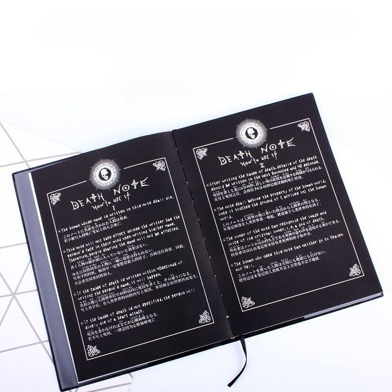 Anime Death Note Notatnik Skór – Stationery Books recenzja i cena