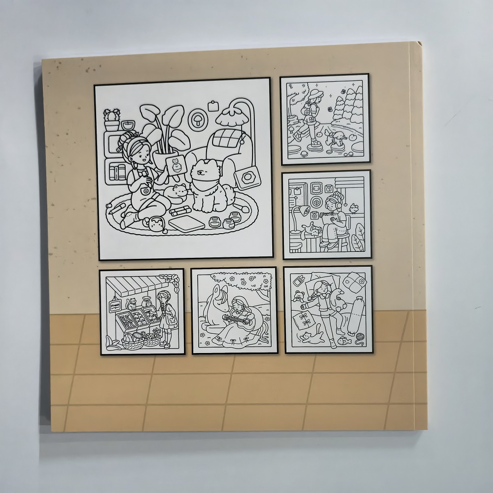 Przytulna Czasowa Urocza i Łat – Adult Coloring Book Stress Relief recenzja i cena
