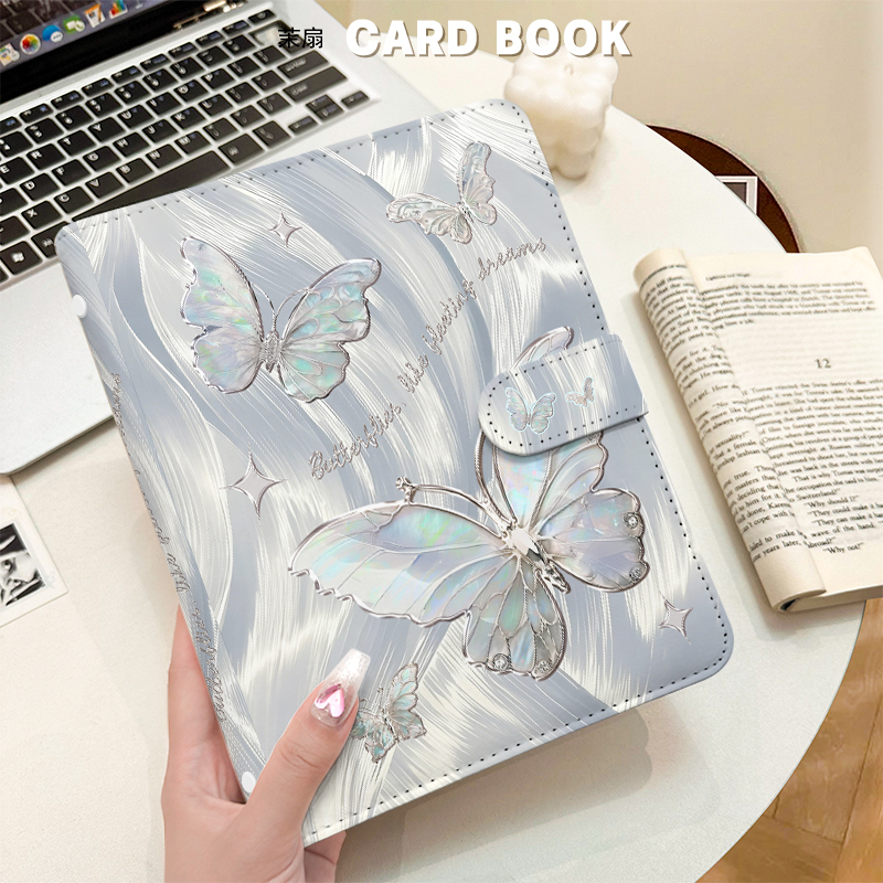 Srebrny, opalizujący segregato – Kpop Photo Card Binder 3 Inch recenzja i cena