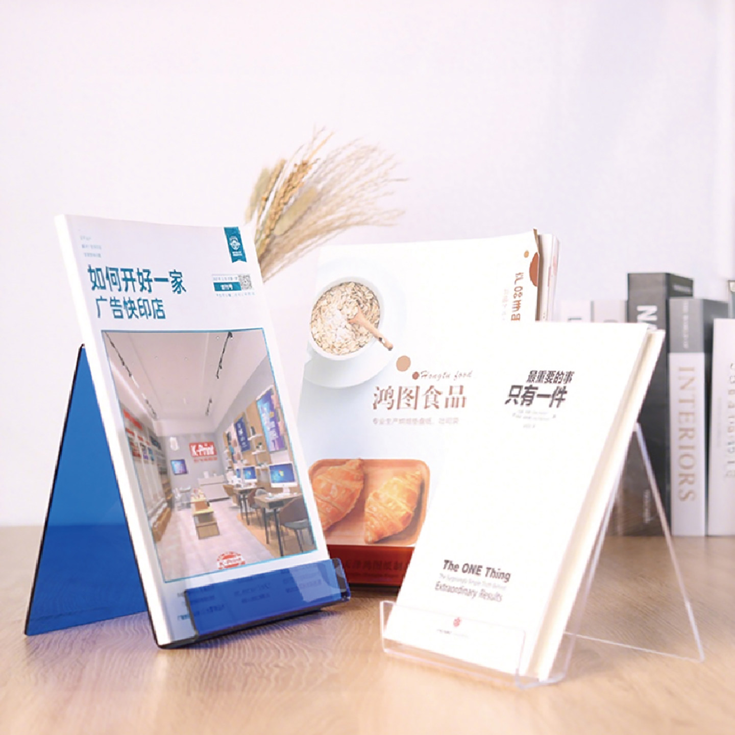 4 sztuki przezroczystych akryl – Clear Acrylic Book Stand Holder recenzja i cena