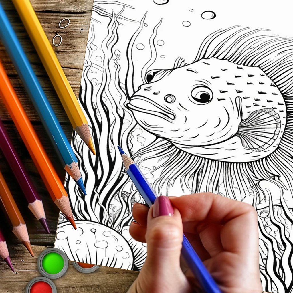 Letnia podwodna kolorowanka dl – Adult Coloring Book Stress Relief recenzja i cena