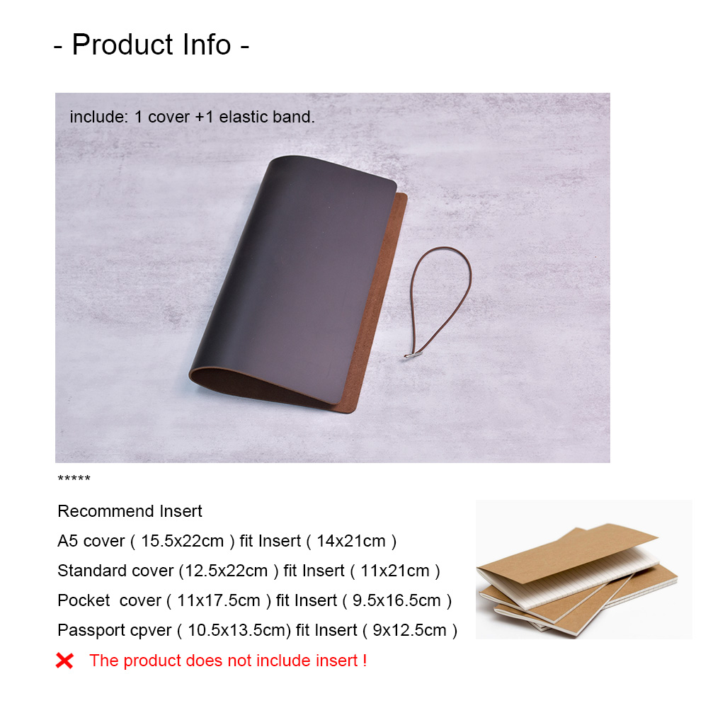 Okładka na notatnik DIY ze skó – Vintage Leather Journal Notebook recenzja i cena