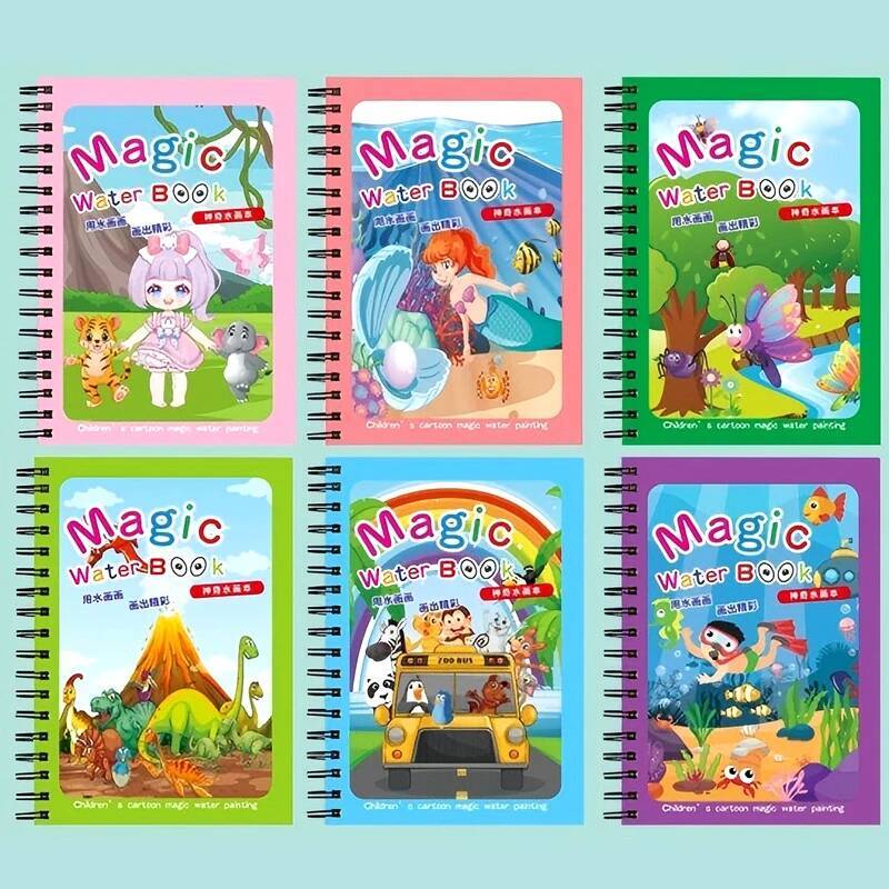 Magiczna Książka do Rysowania  – Reusable Water Magic Coloring Book recenzja i cena