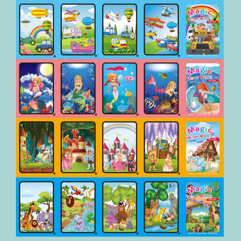 Magiczna książka do rysowania  – Reusable Water Magic Coloring Book recenzja i cena