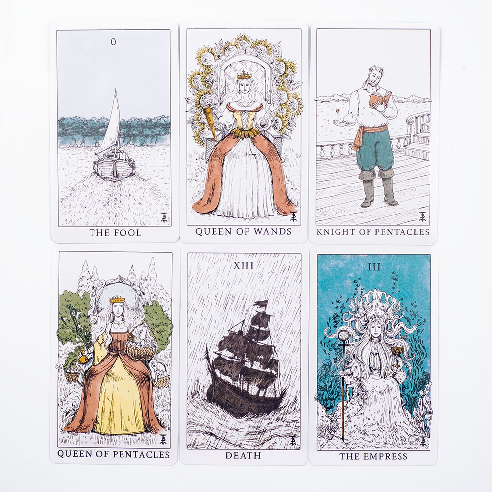 Talia tarota Tempest o tematyc – Tarot Deck With Guidebook recenzja i cena
